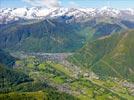 Photos aériennes de "Montagne" - Photo réf. E154034 - Valle avec des montagne enneiges