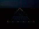 Photos aériennes de "aerodrome" - Photo réf. T128170 - Vue de l'arodrome de Chambley LFJY  la nuit tombante.