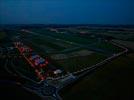 Photos aériennes de "aerodrome" - Photo réf. T128172 - Vue de l'arodrome de Chambley LFJY  la nuit tombante.