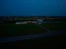 Photos aériennes de "aerodrome" - Photo réf. T128173 - Vue de l'arodrome de Chambley LFJY  la nuit tombante.