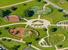 Photos aériennes de Strasbourg (67000) - Autre vue | Bas-Rhin, Alsace, France - Photo réf. U134104 - Le Jardin des Deux Rives qui est le symbole de l'amiti franco-allemande.