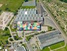 Photos aériennes de Mulhouse (68100) - Autre vue | Haut-Rhin, Alsace, France - Photo réf. U146307 - Le toit multicolore de la Cit du Train de Mulhouse