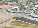 Photos aériennes de "aerodrome" - Photo réf. E145897 - L'Aroport de Lyon Saint-Exupry est class quatrime aroport franais.
