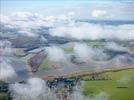 Photos aériennes de "etangs" - Photo réf. E150780 - Les Etangs de Lachausse sous les nuages.