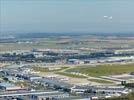 Photos aériennes de "aerodrome" - Photo réf. E150825 - Dcollage d'un Airbus A340 d'Air Algrie de la piste 26R de Roissy.