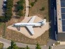 Photos aériennes de "aeroport" - Photo réf. K150874 - La Caravelle F-BOHA Guyane est prserve  l'aroport d'Avignon-Caumont.