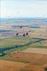 Photos aériennes de "montgolfière" - Photo réf. C157942 - Lorraine Mondial Air Ballons 2015 : Vol du Dimanche 26 Juillet le matin lors du Record Mondial de Dcollage en Ligne. (The Great Line, In-line Mass Ascent)