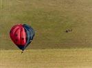Photos aériennes - Mondial Air Ballons 2015 - Photo réf. E157809 - Lorraine Mondial Air Ballons 2015 : Vol du Dimanche 26 Juillet le matin lors du Record Mondial de Dcollage en Ligne. (The Great Line, In-line Mass Ascent)
