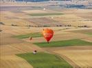 Photos aériennes de "montgolfière" - Photo réf. E157822 - Lorraine Mondial Air Ballons 2015 : Vol du Dimanche 26 Juillet le matin lors du Record Mondial de Dcollage en Ligne. (The Great Line, In-line Mass Ascent)