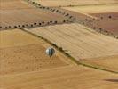 Photos aériennes - Mondial Air Ballons 2015 - Photo réf. E157824 - Lorraine Mondial Air Ballons 2015 : Vol du Dimanche 26 Juillet le matin lors du Record Mondial de Dcollage en Ligne. (The Great Line, In-line Mass Ascent)