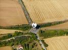 Photos aériennes - Mondial Air Ballons 2015 - Photo réf. E157825 - Lorraine Mondial Air Ballons 2015 : Vol du Dimanche 26 Juillet le matin lors du Record Mondial de Dcollage en Ligne. (The Great Line, In-line Mass Ascent)