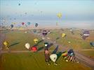 Photos aériennes de "montgolfière" - Photo réf. E157967 - Lorraine Mondial Air Ballons 2015 : Vol du Vendredi 31 Juillet le matin.