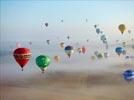 Photos aériennes de "montgolfière" - Photo réf. E158011 - Lorraine Mondial Air Ballons 2015 : Vol du Vendredi 31 Juillet le matin.