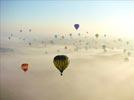 Photos aériennes de "photo." - Photo réf. E158015 - Lorraine Mondial Air Ballons 2015 : Vol du Vendredi 31 Juillet le matin. Photo gagnante d'un concours de photo arienne internationale avec le titre 