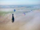 Photos aériennes de "montgolfière" - Photo réf. E158038 - Lorraine Mondial Air Ballons 2015 : Vol du Vendredi 31 Juillet le matin.