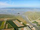 Photos aériennes de "baie" - Photo réf. E161515 - Vue trs gnrale de la Baie du Mont-Saint-Michel
