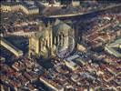 Photos aériennes de Metz (57000) | Moselle, Lorraine, France - Photo réf. E165030 - La Cathdrale et la grande roue