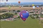 Photos aériennes de Chambley-Bussières (54890) | Meurthe-et-Moselle, Lorraine, France - Photo réf. E166060 - Mondial Air Ballons 2017 : Vol du Samedi 22 Juillet le soir.