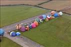 Photos aériennes - Mondial Air Ballons 2017 - Photo réf. E166150 - Mondial Air Ballons 2017 : Vol du Vendredi 28 Juillet le matin : Record du monde de dcollage en ligne, 456 montgolfires !