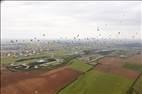 Photos aériennes - Mondial Air Ballons 2017 - Photo réf. E166206 - Mondial Air Ballons 2017 : Vol du Vendredi 28 Juillet le matin : Record du monde de dcollage en ligne, 456 montgolfires !