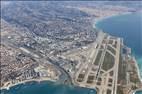 Photos aériennes de "cote" - Photo réf. E168607 - L'aroport de Nice-Cte d'Azur
