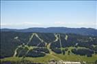 Photos aériennes de "Plan" - Photo réf. E170894 - Le Mont-Blanc est visible en arrire-plan.