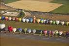 Photos aériennes de Chambley-Bussières (54890) | Meurthe-et-Moselle, Lorraine, France - Photo réf. E172861 - Grand Est Mondial Air Ballons 2019 : Grande Ligne du lundi 29 Juillet au matin.