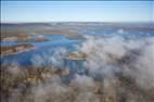 Photos aériennes de Buxières-sous-les-Côtes (55300) | Meuse, Lorraine, France - Photo réf. E174749 - La dissipation du brouillard matinal est un spectacle magique vu du ciel