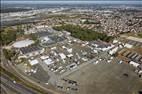 Photos aériennes de "foire" - Photo réf. E178823 - Les prparatifs de la foire des Quatre jours au parc des expositions du Mans
