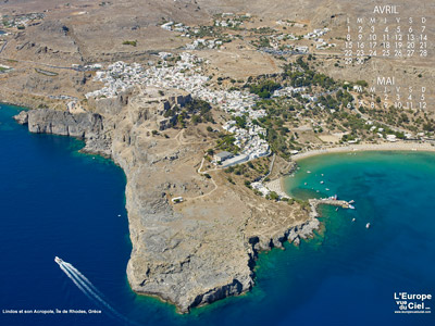 Lindos, île de Rhodes (Grèce)