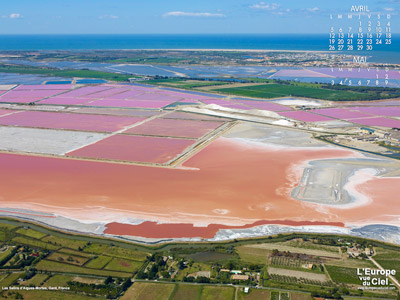 Les marais salants d'Aigues-Mortes (Gard)