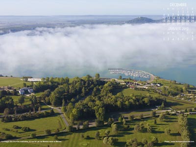 Vue aérienne du Lac de Madine (Meuse)