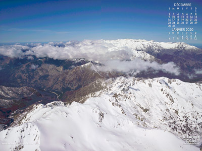 Sommets enneigés de Corse