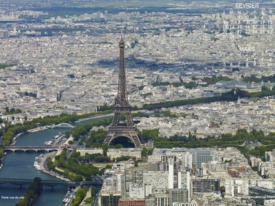 Paris vue du ciel