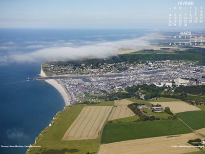 Les côtes de Normandie (Fécamp, Seine-Maritime)