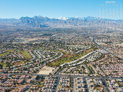 Banlieues résidentielles de Las Vegas (USA)