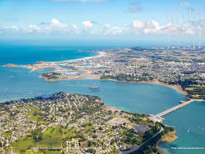 L'estuaire de la Rance, entre Dinard et Saint-Malo (Ille-et-Vilaine)