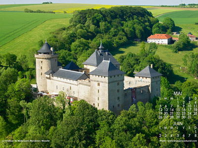 Le château de Malbrouck, Manderen (Moselle)