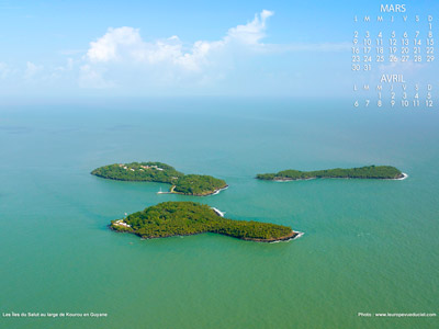 Les Îles du Salut au large de Kourou (Guyane)