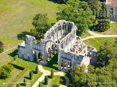 Ruines de l'abbatiale de Notre-Dame d'Ourscamp