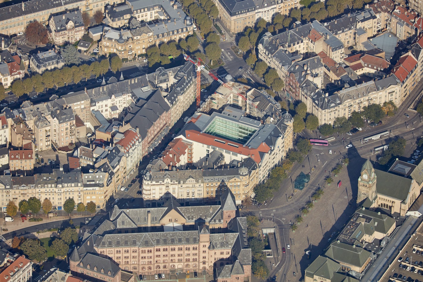 Metz, quartier de la gare (Moselle)