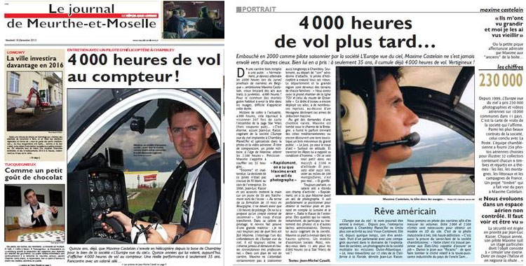 Maxime passe les 4.000 heures de vol