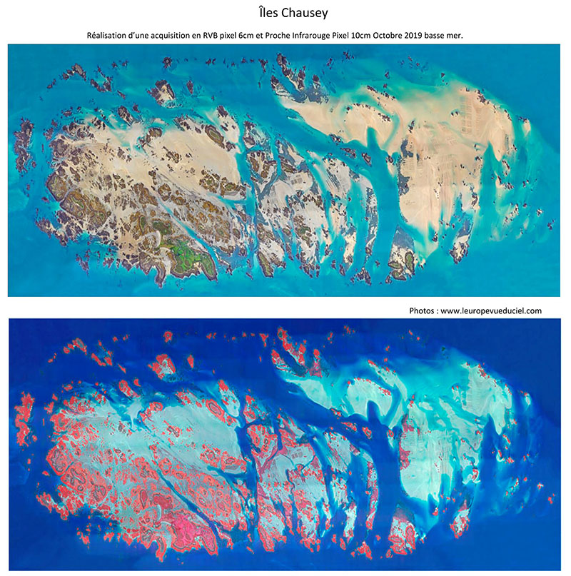 Orthophoto Îles Chausey