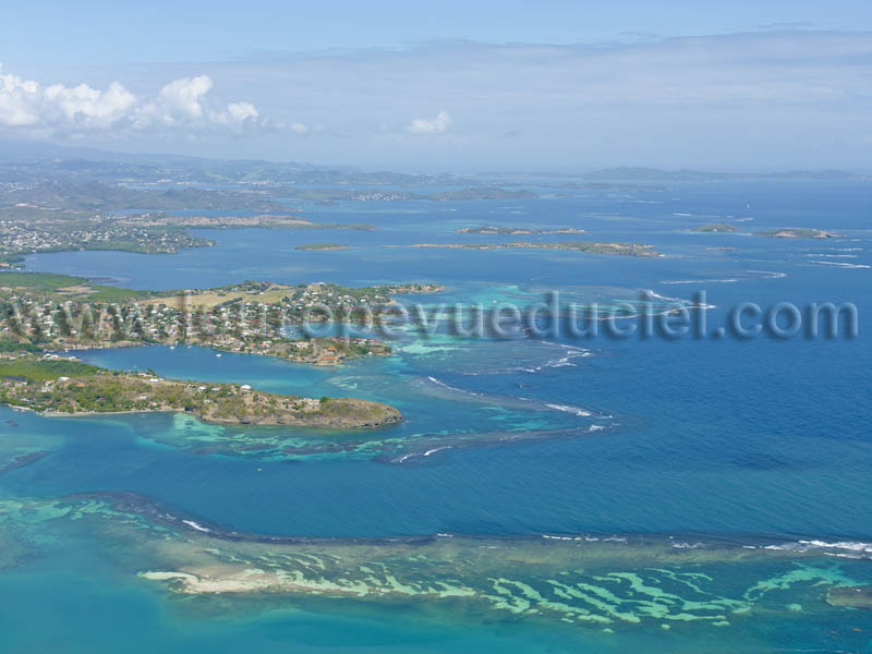 Photo aérienne de Guadeloupe