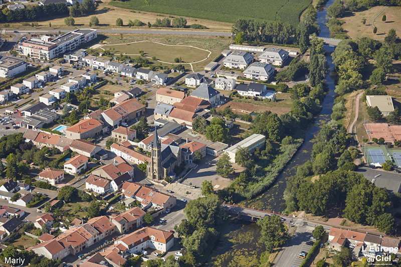 Photo aérienne de l'Eurométropole de Metz