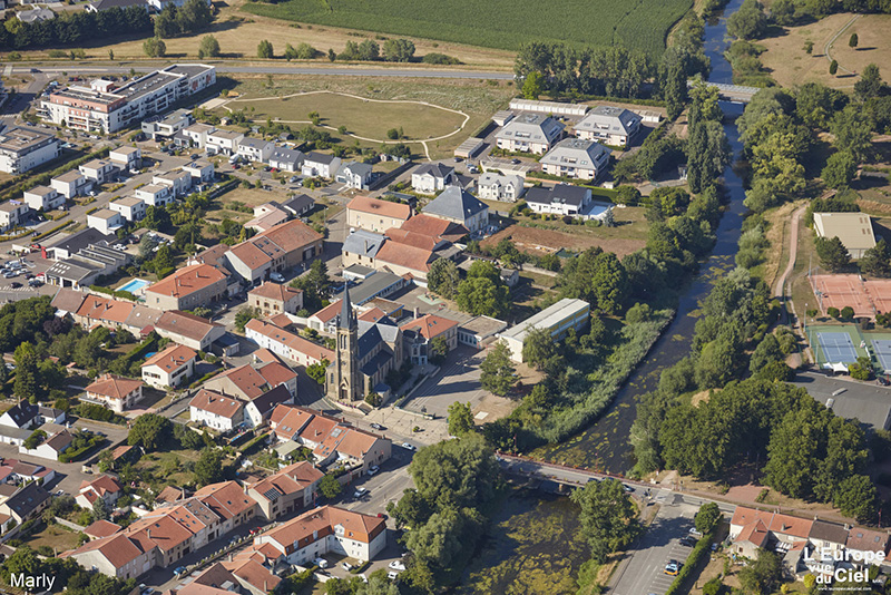 Photo arienne de l'Eurométropole de Metz