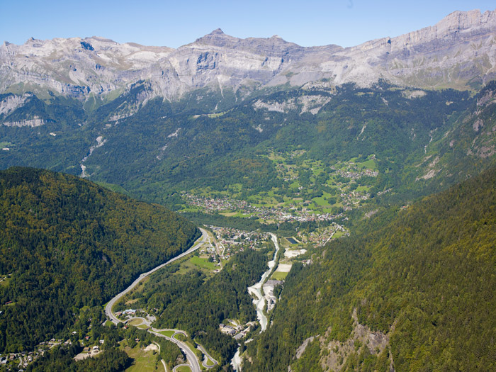 Photo aérienne de Servoz (Haute-Savoie)