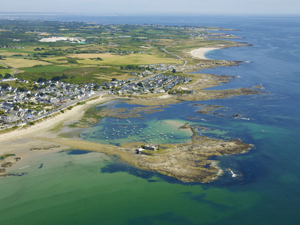 Vue aérienne de Bretagne