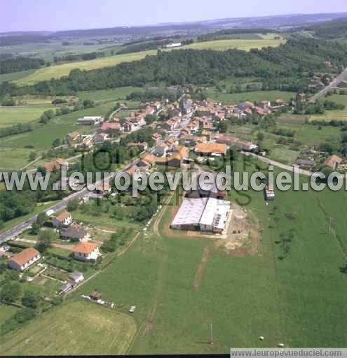 Photo aérienne de Moncel-sur-Seille