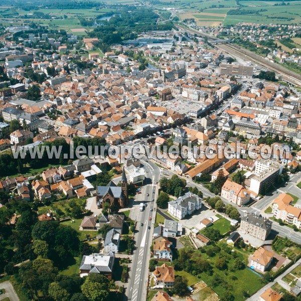 Photo aérienne de Sarrebourg